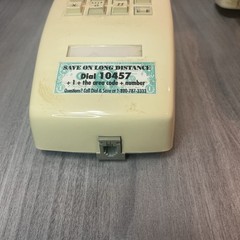 AT&T TRADITIONAL 100 Beige Corded Wall Mountable 1-Line Phone CS2554BMPF