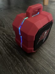 NFL Tampa Bay Buccaneers Speaker Wireless Bluetooth Shockbox LED Light Portable