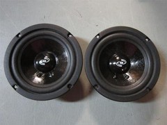 NEW (2) 5″ Woofer Speakers.Sealed MidRange Pair.8 ohm.Five inch.PA.PRO Audio.5in