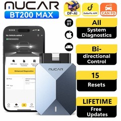 MUCAR BT200 MAX OBD2 AI Scanner Bidirectional Full Diagnostic Scan Tool 15-Reset