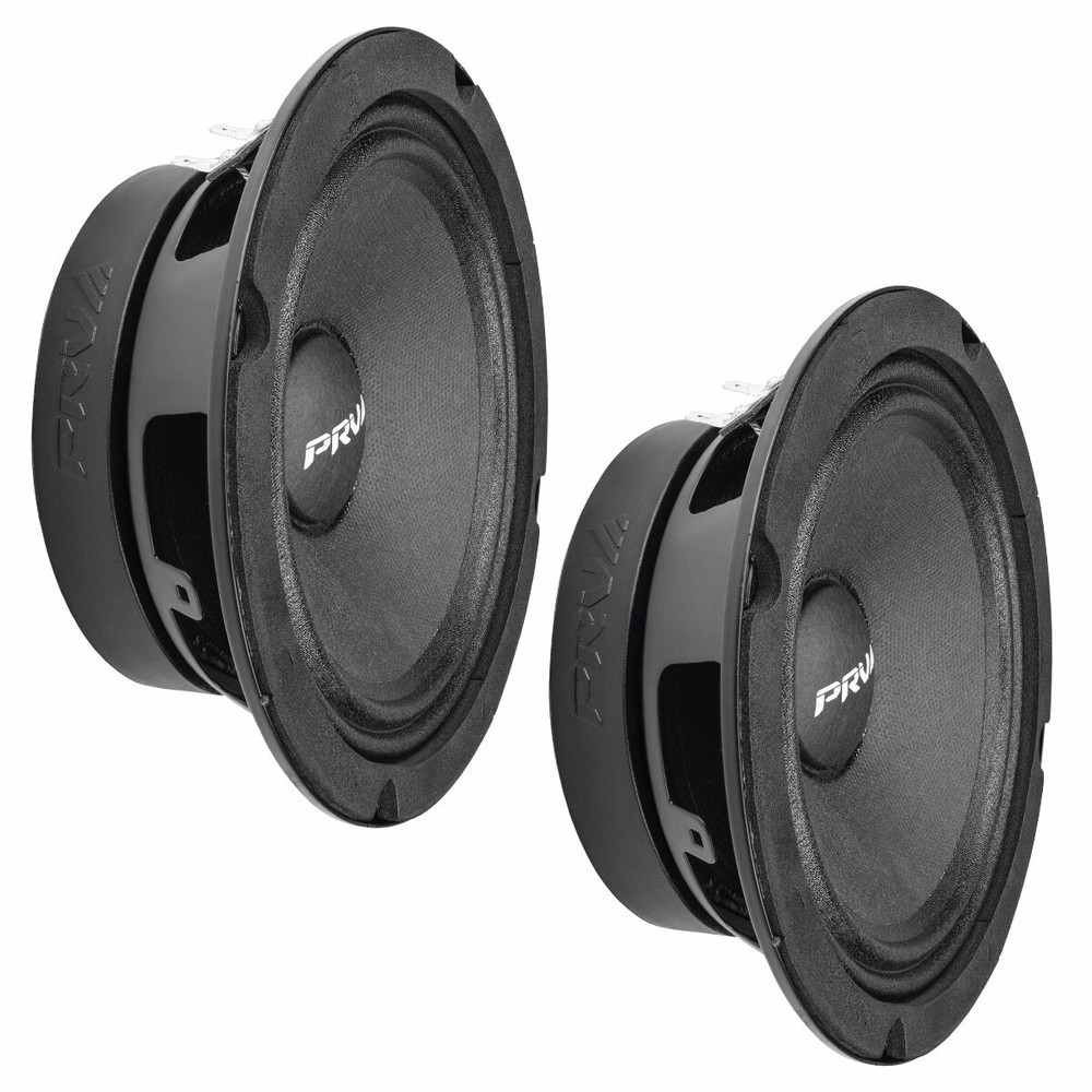 PRV 6.5″ Midrange Shallow Speaker 6MR200A-4 Slim Pro Car Audio 400W 4 Ohm – PAIR