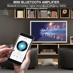 502L 50W*2 MINI 5.0 Bluetooth Amplifier Board Wireless Audio Digital Power US