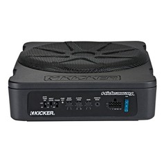 Used Kicker 10″ 51HS10 10″ 180W RMS Hideaway Compact Powered Subwoofer Enclosure