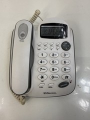 Emerson Caller ID Speaker Wall/Desk Phone White EM-2646