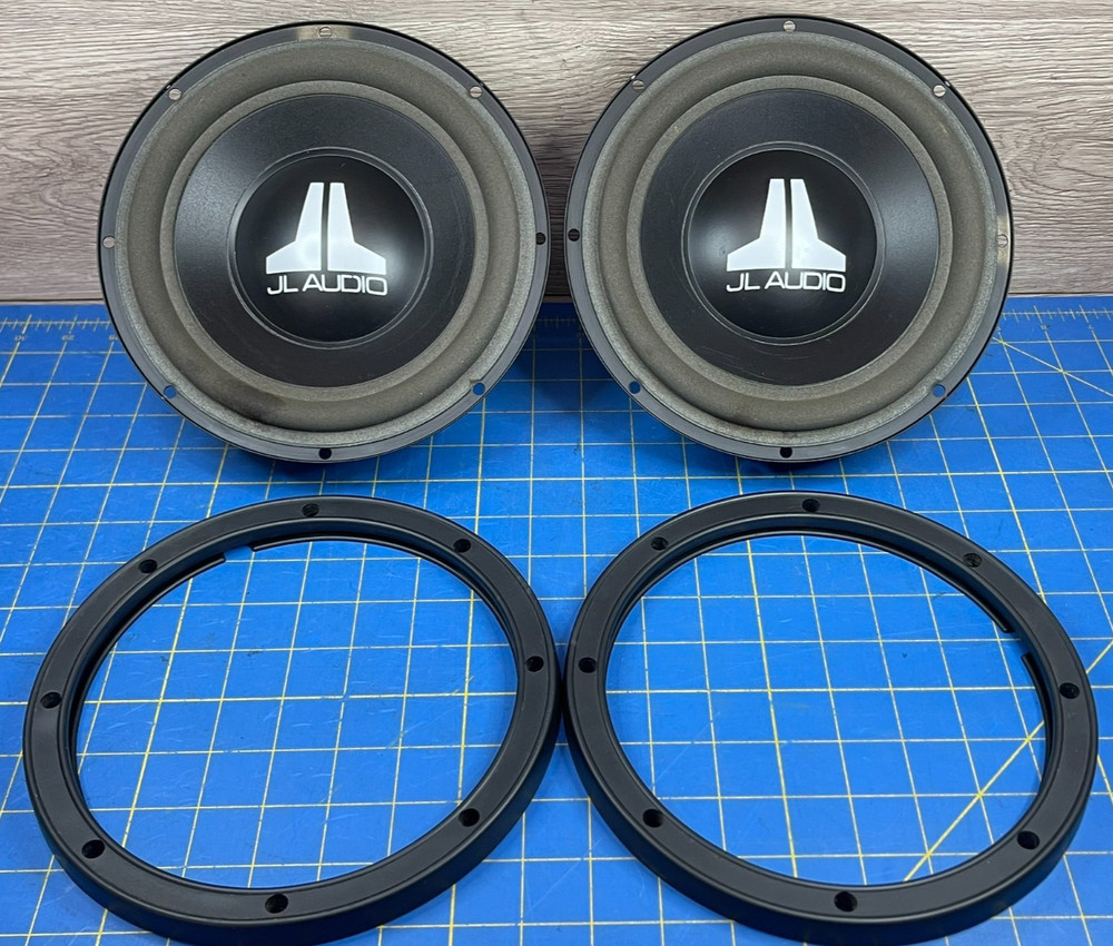 Old School Pair JL Audio VRC 8W0-4 Speakers 8″ Subwoofers USA 4 ohm NICE