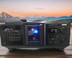 Sony CDP-CX455 CD Changer 400-Disc Black Refurbished w/Remote One Year Warranty