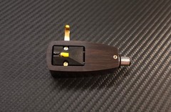 Custom-Made Rosewood Headshell for Denon DL103 cartridges / Azimuth Adjustment