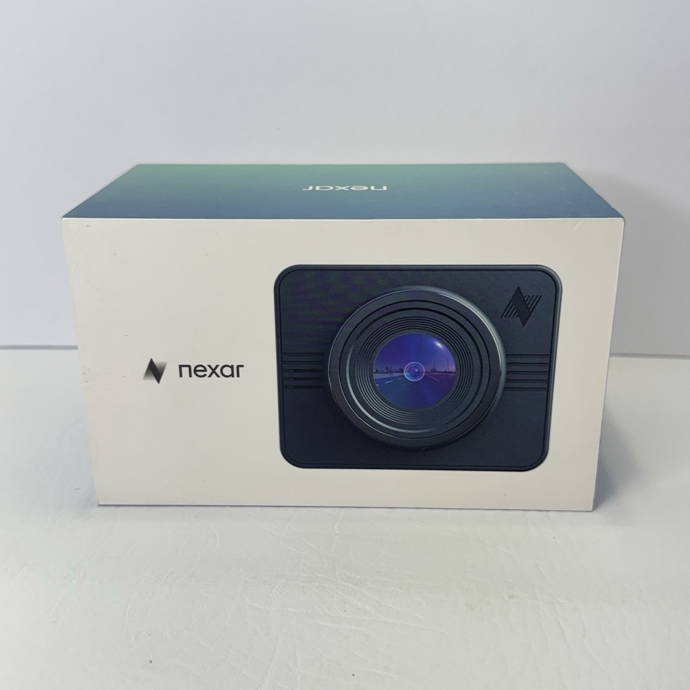 Nexar Beam GPS Dash Cam – Dash Camera for Cars w/ 32GB SD Card – New Open Box –