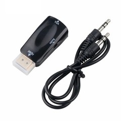 HDMI Male to VGA Male Converter Adapter 1080P Cable for PC Monitor HDTV Roku