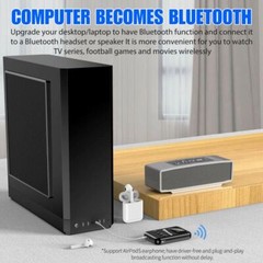 4in1 Wireless USB Bluetooth 5.0 Receiver Transmitter Audio 3.5mm Aux Car Adapter