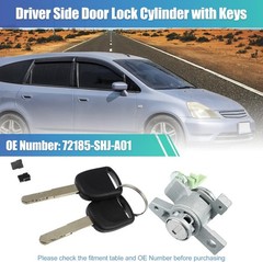 1 Set Door Lock Cylinder Set Kit with 2 Keys for Odyssey 2005 2006 2007 2008 200
