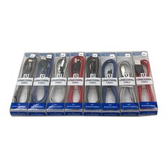 USB-C Cable 1m 2A USB to USB Type C Chargers Cords Wholesale Bulk Lot UNICORN