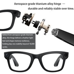 Smart Glasses with , 8MP 108OP HD Video Recording Glasses with Audio, Al Chat…