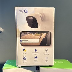 myQ Outdoor Battery Camera 3-Pack 2K Wi-Fi Color Night Vision Outdoor