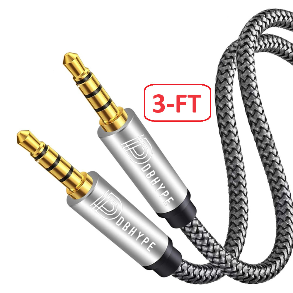 3FT/6FT AUX 3.5mm Cable Male to Male Car Audio Cord For Headphones/Car/Speaker