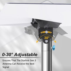 Starlink Pole Mount for Gen 3,RV Mount Kit Features a Durable1.5” Diameter Pole