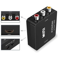 RCA AV to HDMI HD Converter Composite CVBS Video Adapter Wii NES SNES
