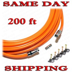 200ft RG 11 COAXIAL UNDERGROUND CABLE DROP INDOOR/OUTDOOR w Gel COAX RG11 200′