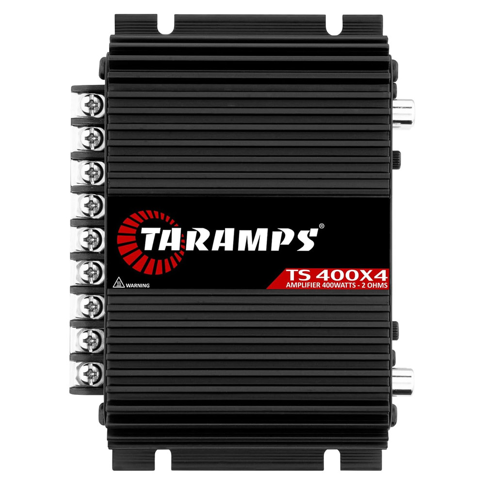 Taramps TS 400X4 2 Ohms Black Multichannel Stereo Amplifier 400 Watts Rms, 4 Cha