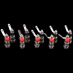 5 PAIRS Speaker Audio AMP Terminal Binding Post Spring Loaded Type Nickel plated