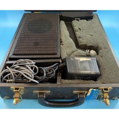 AT Products Microphone & Harvard Elite Telephone Amplifier System w/ Case Used