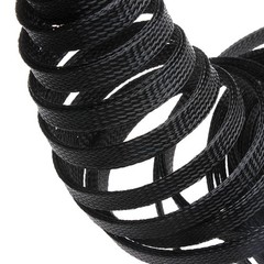 ALL SIZES 10‑100 FT Expandable Braided Cable Sleeving Wire Loom Nylon Tubing LOT