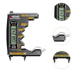 Battery Tester Portable Battery Checker for Household Batteries Home Use 9V