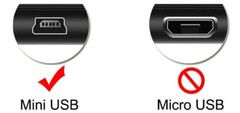 USB Mini USB To 3 RCA AV Input Output Adapter Cable For STB Camera TV Stick
