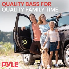 Plg54 5.25″ Bass Audio Mobile Yellow Sub Subwoofers