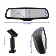 4.3″ Car Rear View Mirror Monitor Backup Camera Parking Reverse OEM No1 Bracket