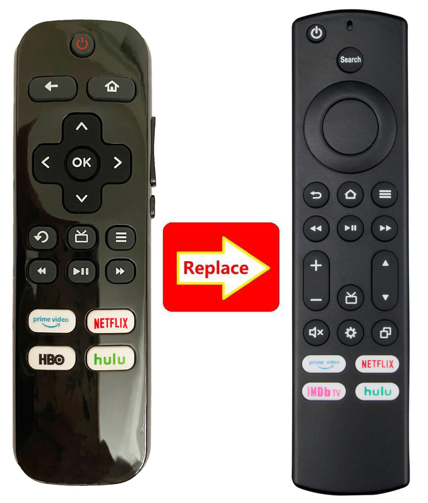 Replace Remote Control for Insignia & Toshiba Fire TV NS-RCFNA-21 CT-RC1US-21