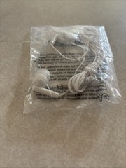 In-Ear Only Headphones – White NOS Sealed New Earbuds