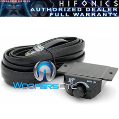HIFONICS HFR-31 BASS GAIN KNOB LEVEL CONTROL REMOTE & WIRE SELECT AMPLIFIERS NEW