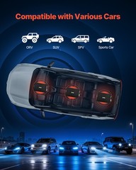 VEVOR Car Audio Amplifier Car Amplifier 4-Channel Class AB Max. 4x200W at 4 Ohms