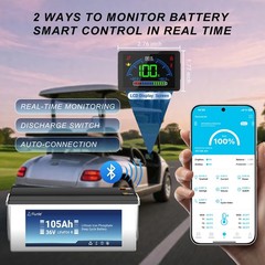 4.032kWh 36v 105ah Lifepo4 Lithium Battery for Golf Cart Club Car Ezgo Yamaha