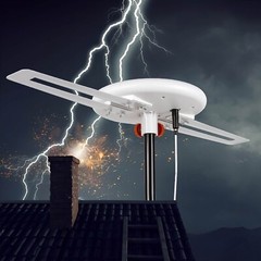 Omni-Directional 360° HDTV Antenna 4K 1080P 150 Mile Indoor/Outdoor/RV/Attic