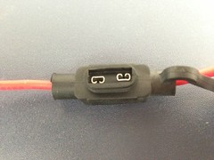 3 x Mini fuse holder with 16 gauge inline wire Weather proof design