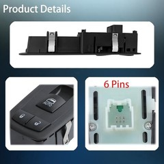 Passenger Power Window Switch Control Button Compatible with Dodge Durango
