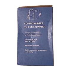 DD005 Black 500A 1000 Volts Supercharger To CCS1 Adapter IP65