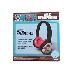 ONE PIECE WIRED HEADPHONES W/ADJUSTABLE HEADBAND FOR KIDS NEW FREE SHIPPING