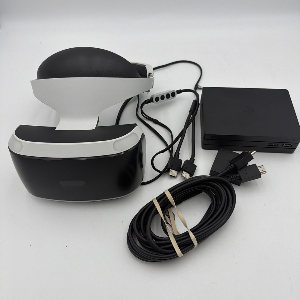 Sony PlayStation VR PSVR Headset CUH-ZVR2 Processor Unit Cable Lot