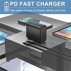 45W USB Type C Super Fast Wall PD Charger + 6ft Cable For Samsung S22 Ultra S23