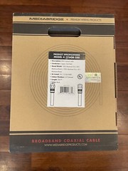 MEDIABRIDGE 326FT RG-6 COAXIAL CABLE QUAD-SHIELDED UL CL2 RATED IN PULL-OUT BOX
