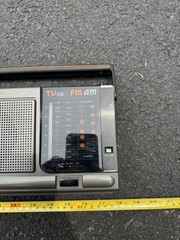Tested- Works! Emerson AM/FM/TV Radio ( Ac power Or Battery) AR2460