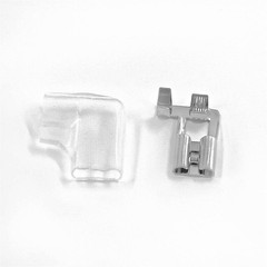 10-200 Set Female 6.3mm Flag Spade Terminal Wire Connector Sleeve Right Angle US