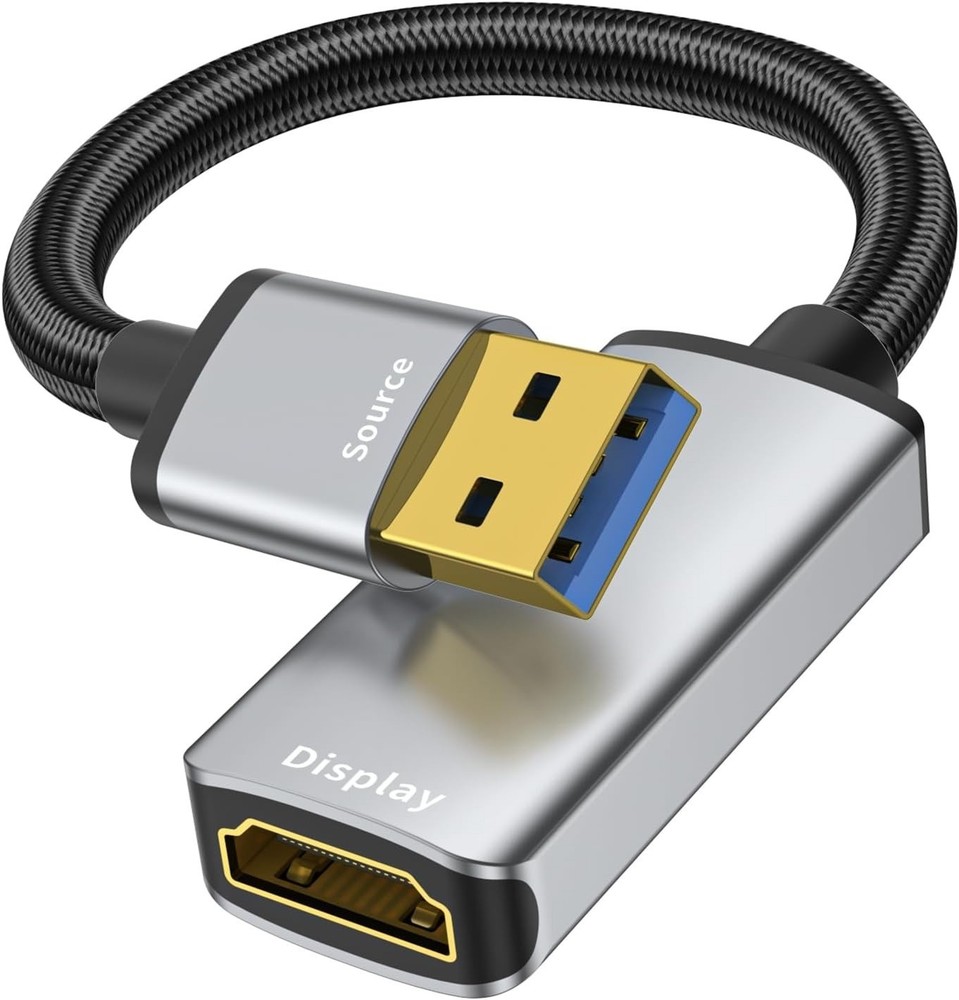 USB 3.0 to HDMI Adapter 1080P 60Hz Video Cable Converter for Mac PC Windows 11