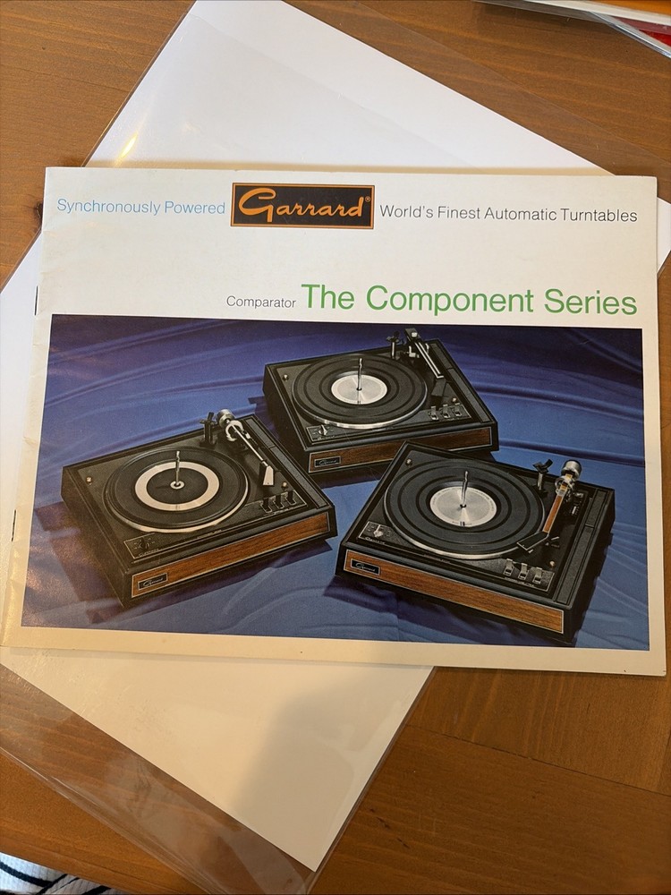 Garrard Series Promo Brochure The Component Series ..23 Pages.. Several Models