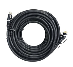 JUMBL HDMI A-A Basic 50′ Black 3D/1080P/Blue-ray/24k Gold Plated Connector