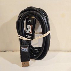 4K DisplayPort to HDMI Cable DP 60Hz 2160P 25.92Gbps HDR Audio Video Adapter PC