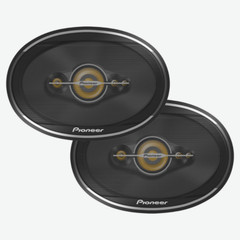 Pioneer TS-A6991F 6 x 9″ 120W RMS Power 5-Way 4 Ohms Coaxial Car Speakers (PAIR)